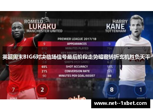 英超周末BIG6对决临场信号最后阶段走势暗藏转折玄机胜负天平 英超周末BIG6对决临场信号最后阶段走势暗藏转折玄机胜负天平